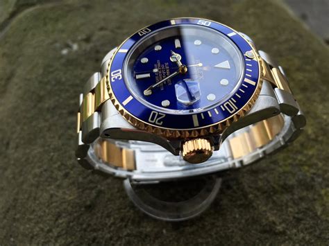 rolex watch blue and gold|rolex submariner blue gold silver.